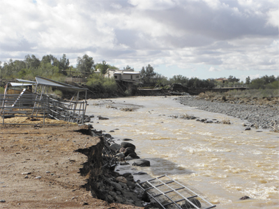 flooding at cave creek wash